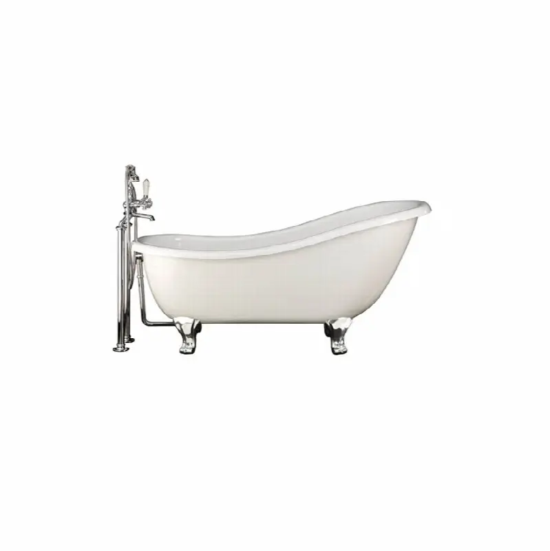 Cast Iron Bathtub Without Tap Holes, Primed For Final Enameling