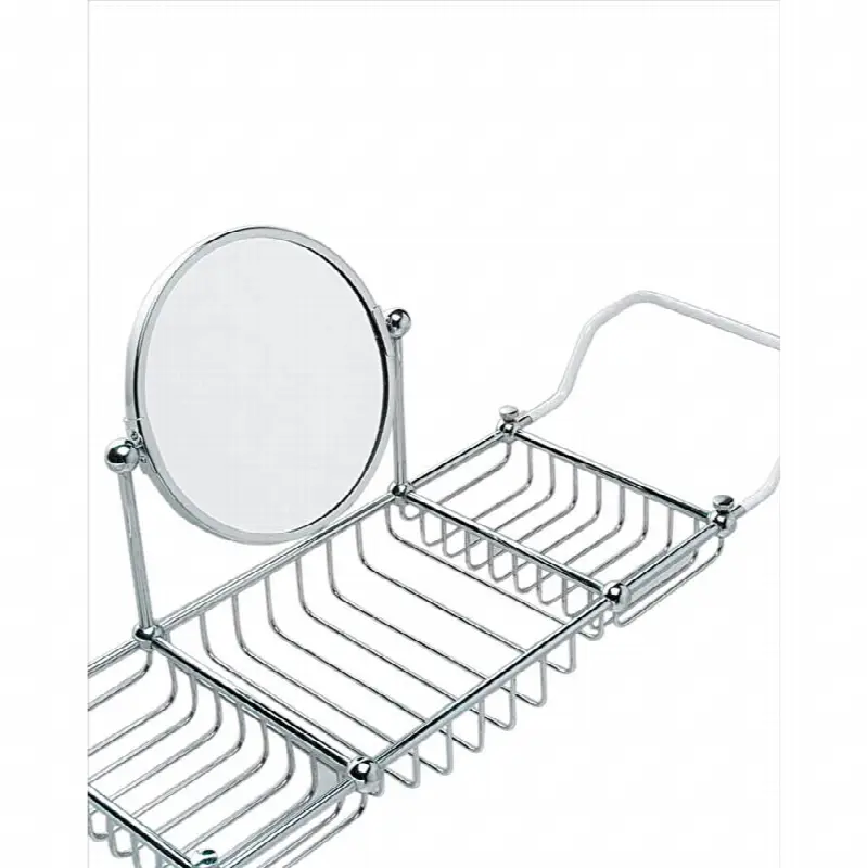 Bathtub Rack With Double-Face Mirror