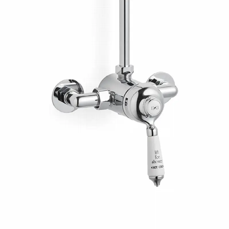 Ceramic Disc Shower Mixer - Satin Nickel