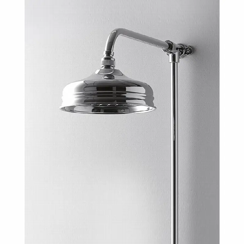 External Fixed Tube And Shower Rose (20 Cm)