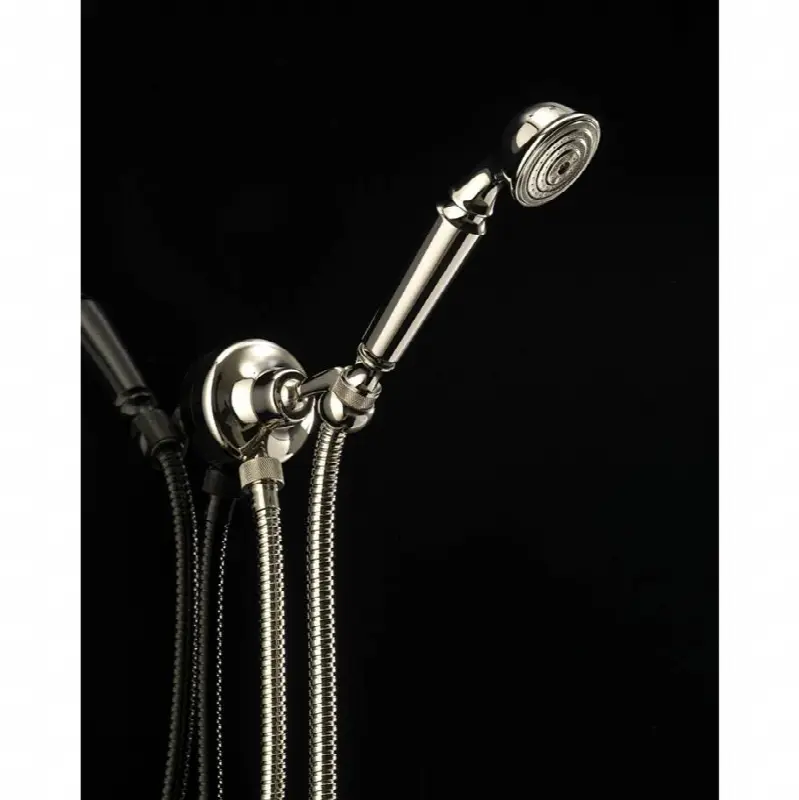 Shower Set: Long Hose, Handset, Wall Bracket And Water Intake
