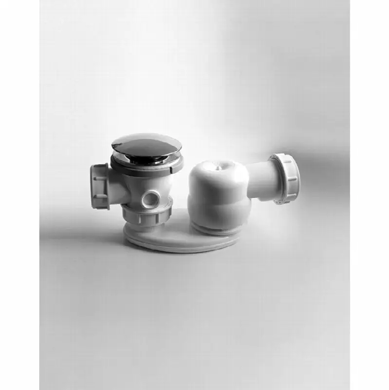 Siphoned Drain With Automatic Pop-Up Drain