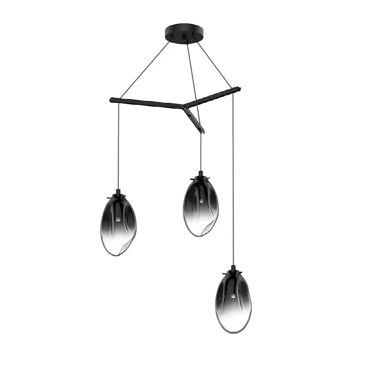 3-Light Tri-Spreader LED Pendant