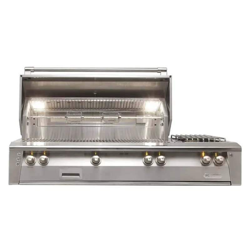 56" Standard Grill With Dbl Side Burner Built-In