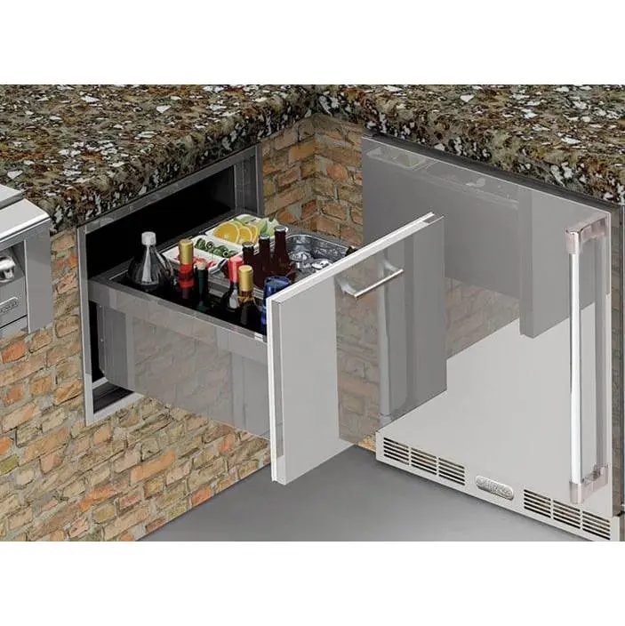26" Under Counter Ice Drawer & Bev Center Insulated