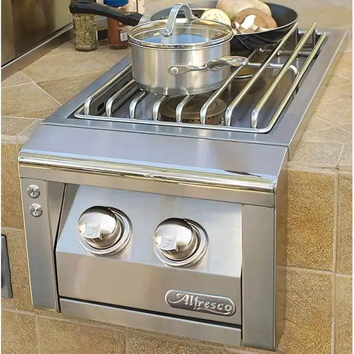 14" Built-In Dbl Side Burner