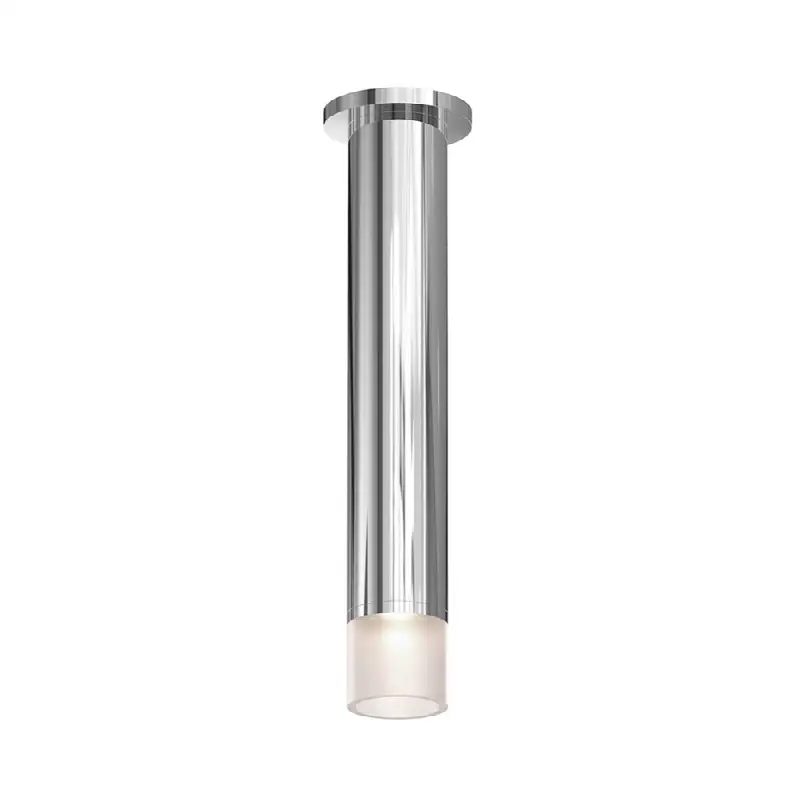 3" Tall LED Surface Mount w/Etched Glass Trim and 25 Degrees Narrow Flood Lens