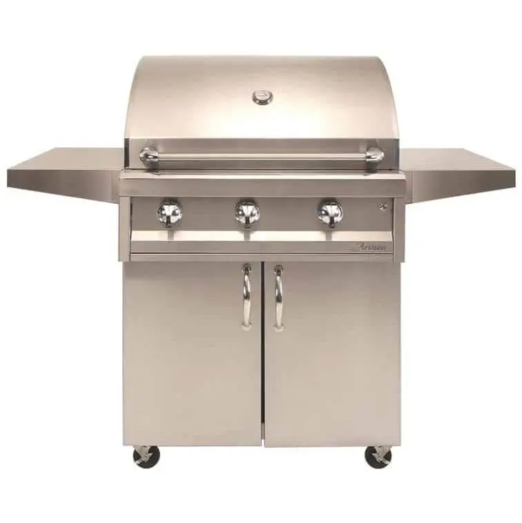 32" 3 Burner - No Rotisserie / No Light and Cart