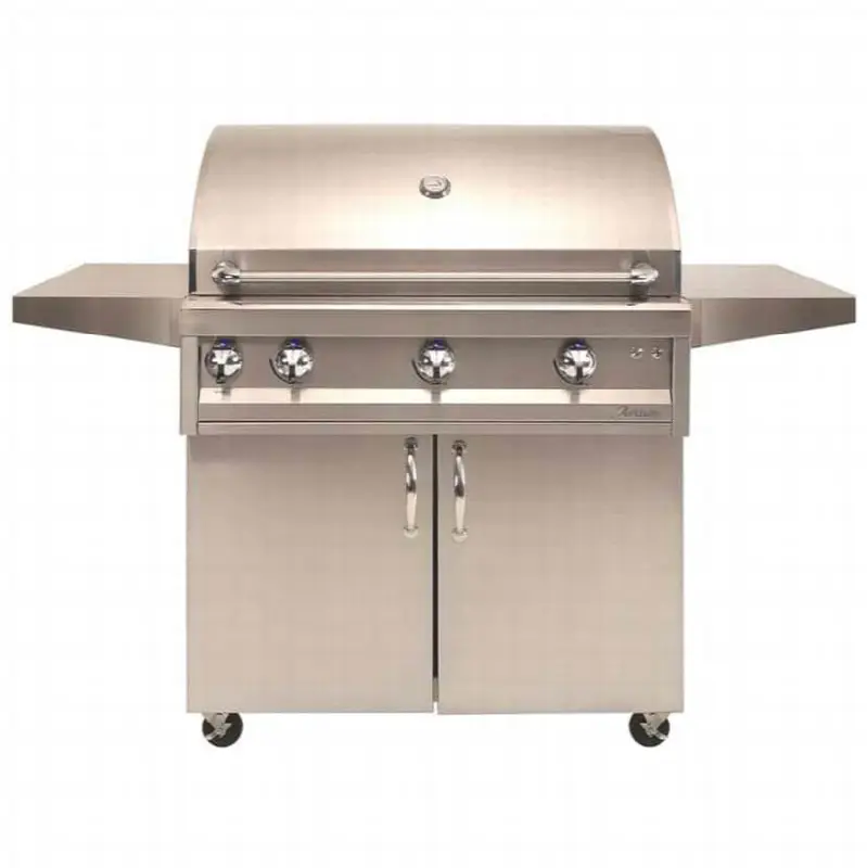 36" 3 Burner With Rotisserie and Light and Cart