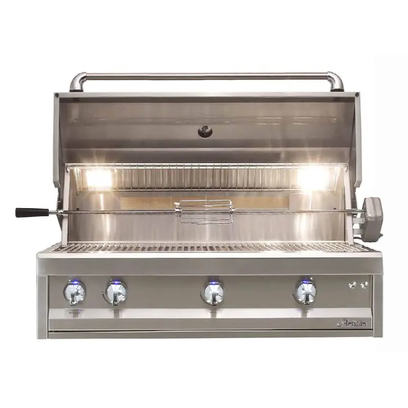 42" 3 Burner With Rotisserie and Light