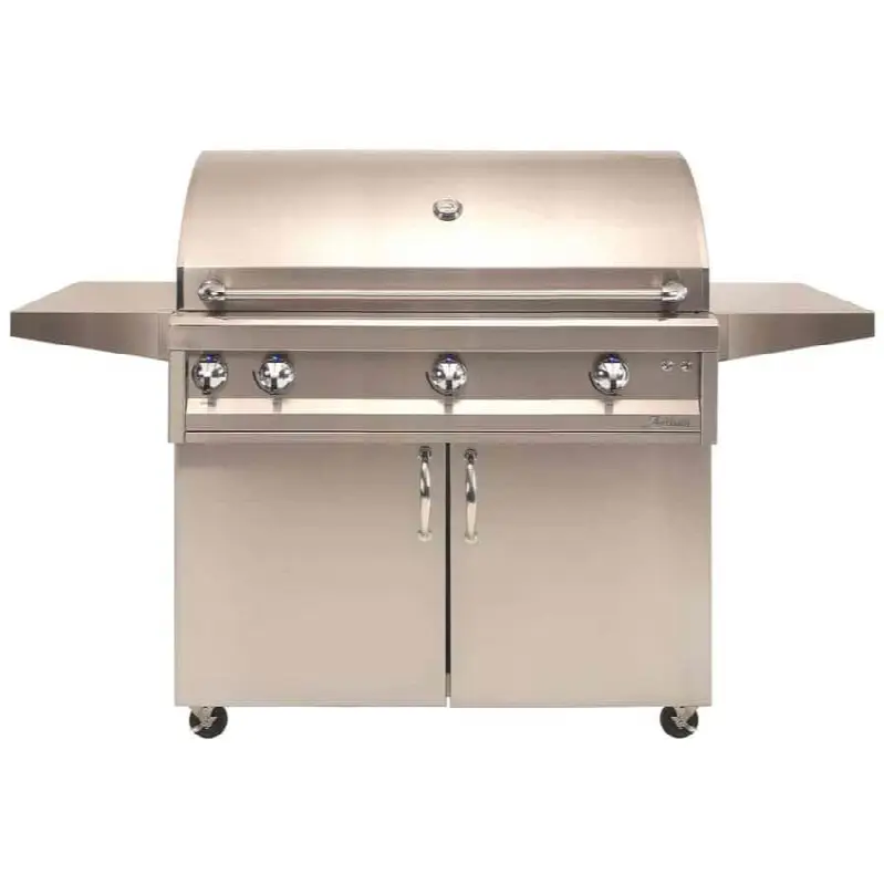 42" 3 Burner With Rotisserie and Light and Cart
