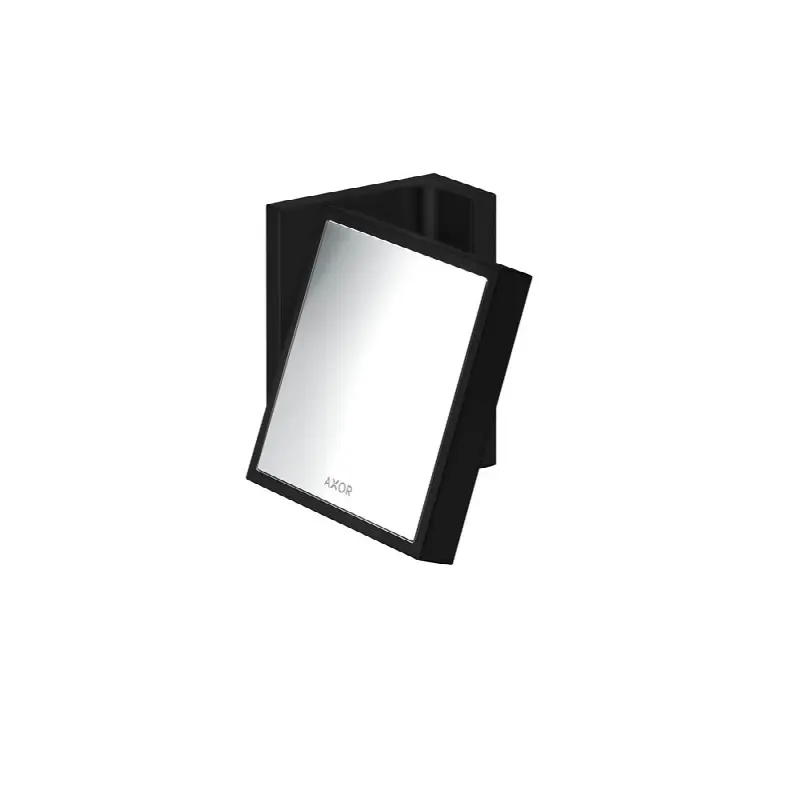 AXOR Universal Rectangular Shaving Mirror in Matte Black