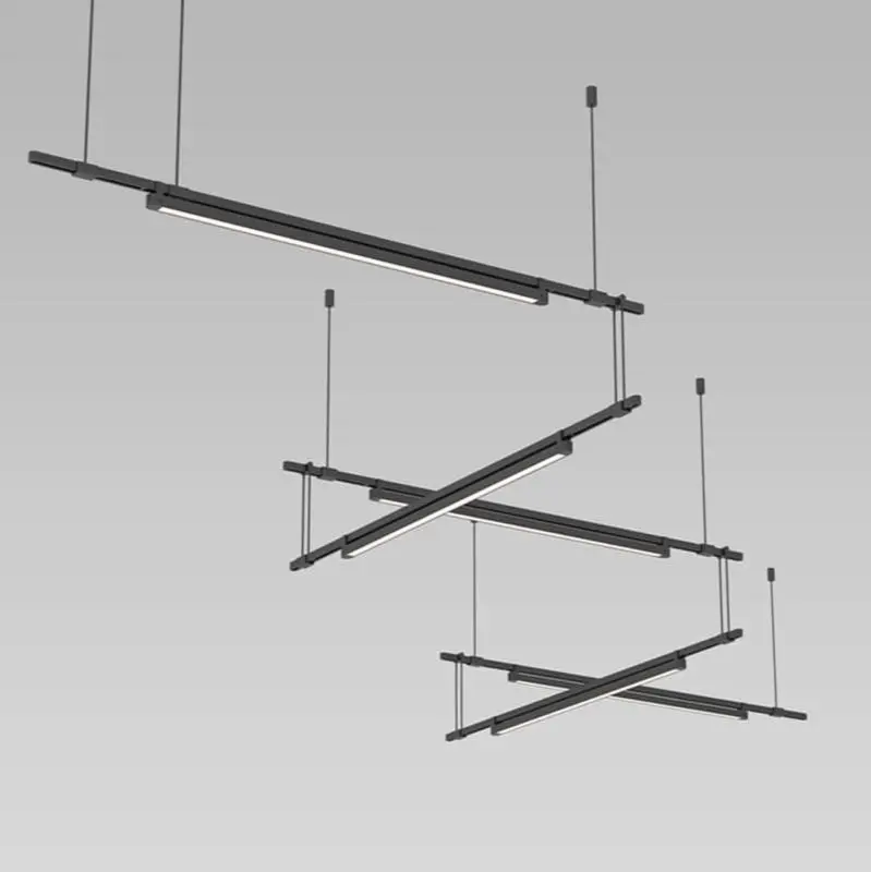 36" 5-Bar Zig Zag with 24" Light Bar Luminaires