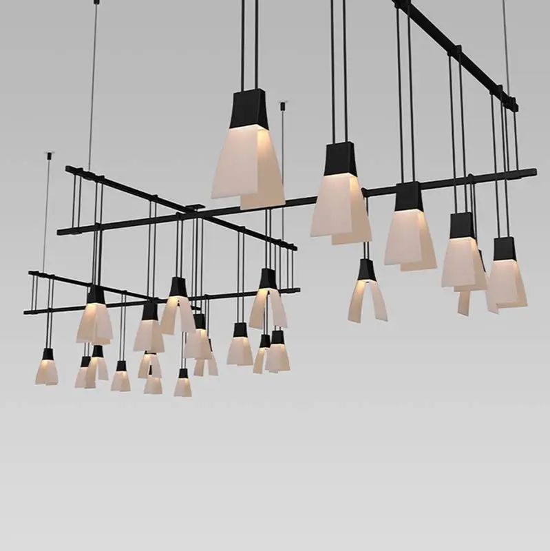 48" 5-Bar Zig Zag with Wings Luminaires