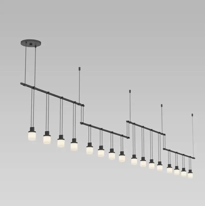 36" 4-Bar Offset Linear with Drum Luminaires