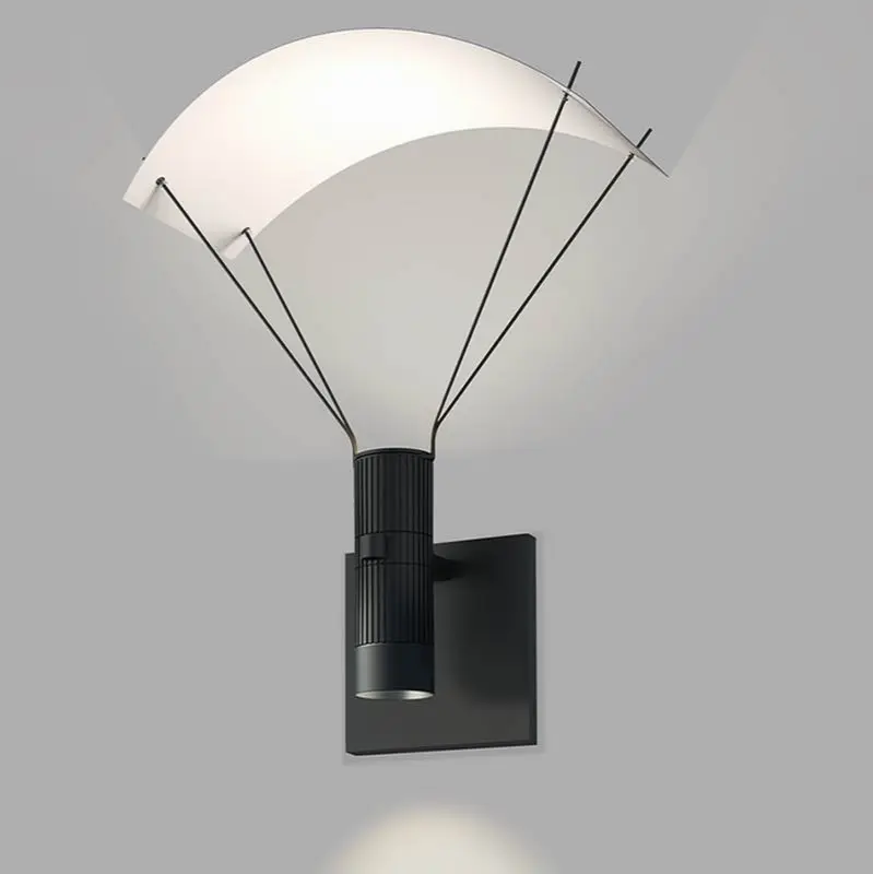 Standard Single Sconce with Bar-Mounted Duplex Cylinders w/Snoot Flood Lens & Parachute Reflector