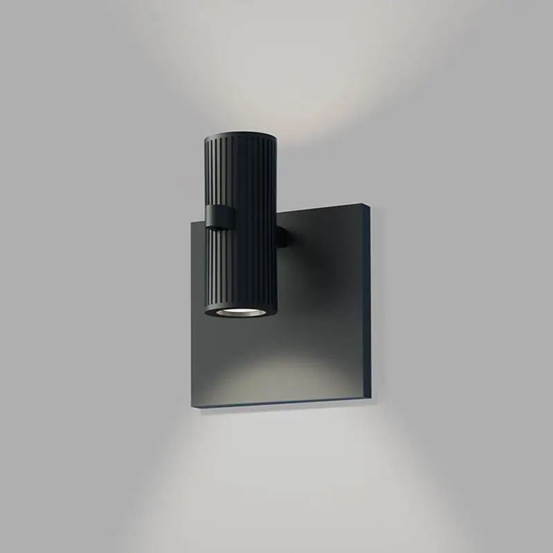 Standard Single Sconce with Bar-Mounted Duplex Cylinders w/Flood Lenses