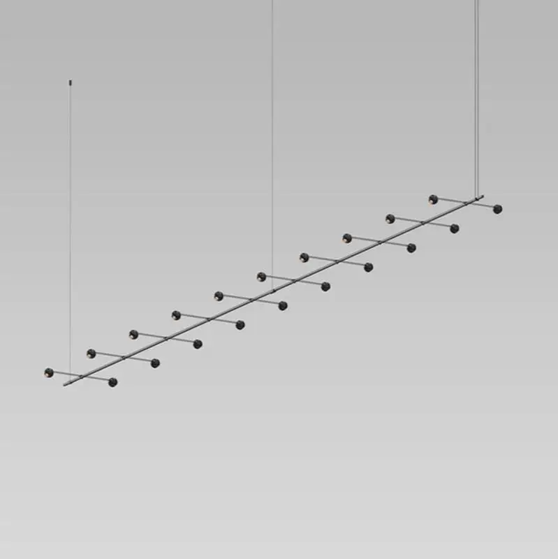 96" 2-Bar In-Line Linear with Precise Aimable Sphere Luminaires
