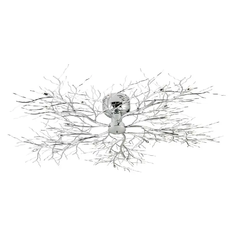 Autumn, Flush Mount, 20-Light, 45", Chrome