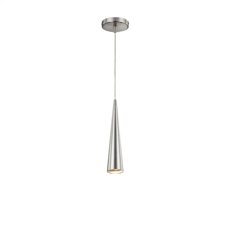 Sliver, Pendant, 12", Polished Nickel