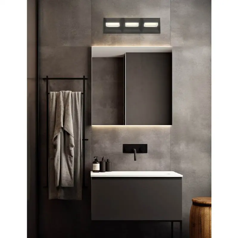 Olson, Vanity, 3Lt, 18", Matte Black