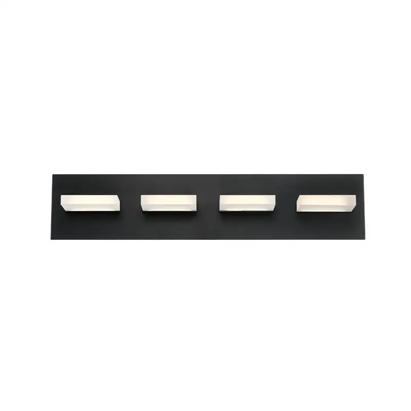 Olson, Vanity, 4Lt, 24", Matte Black