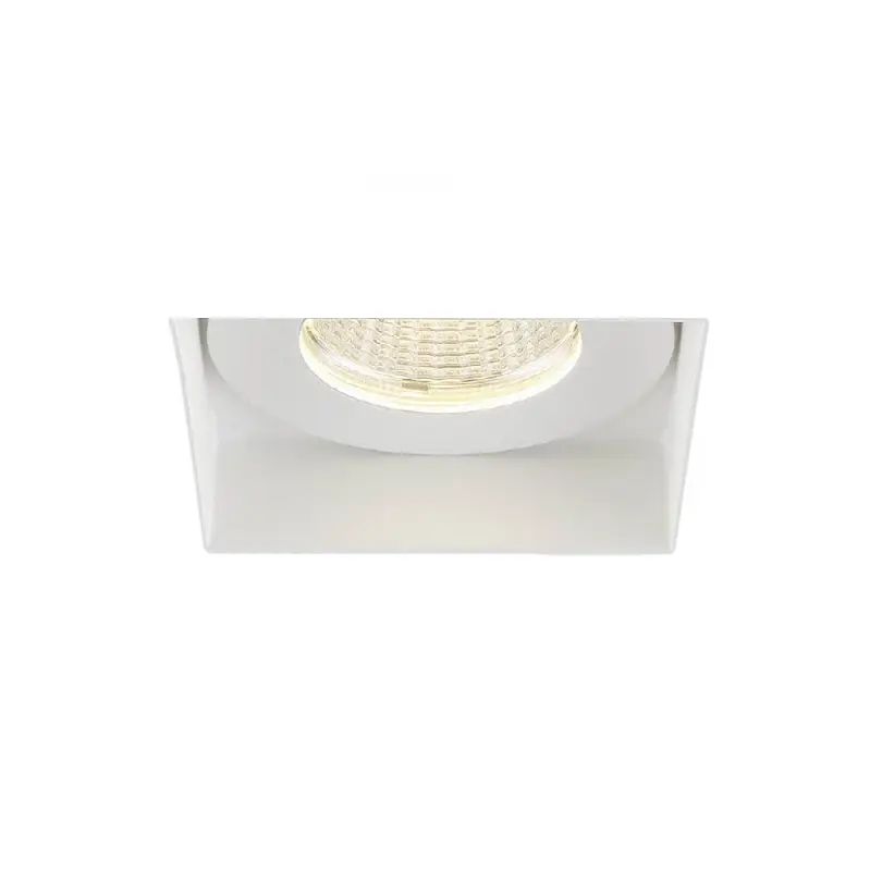 Amigo 15W 1 Light Square Trimless Downlight 3000K White