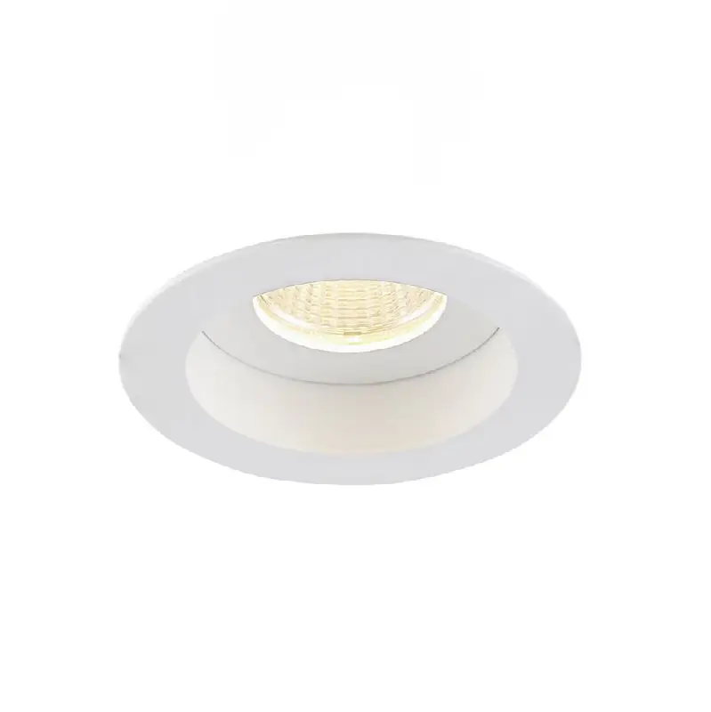 Amigo 15W 1 Light Round Trim Downlight 3000K White