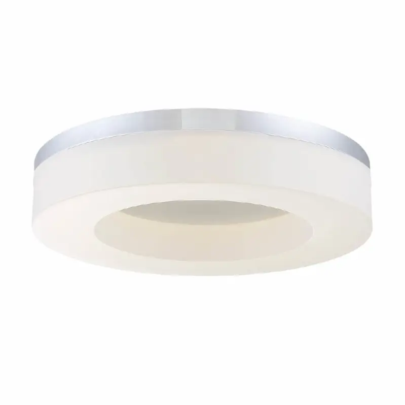 Abell, 1Lt LED Flush, Lg, 25W, Chr