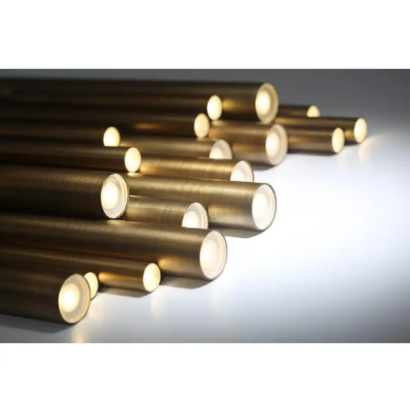 Santana, Chandelier, 18-Light, 24", Brushed Brass