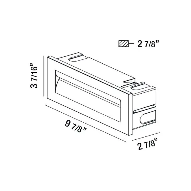 Odia, Od, LED Inwall, 8.5W, Marine