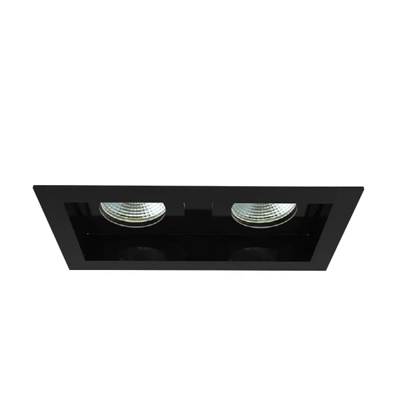 Amigo 15W 2 Lights Trim Downlight 3000K Black