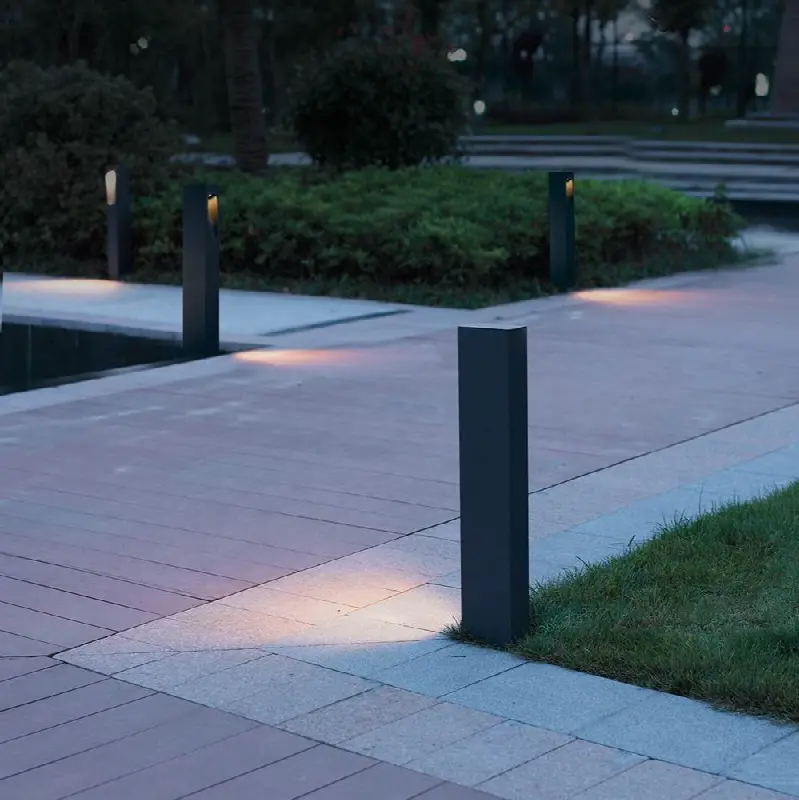 LED Bollard, 1X7W, 26In, Bk