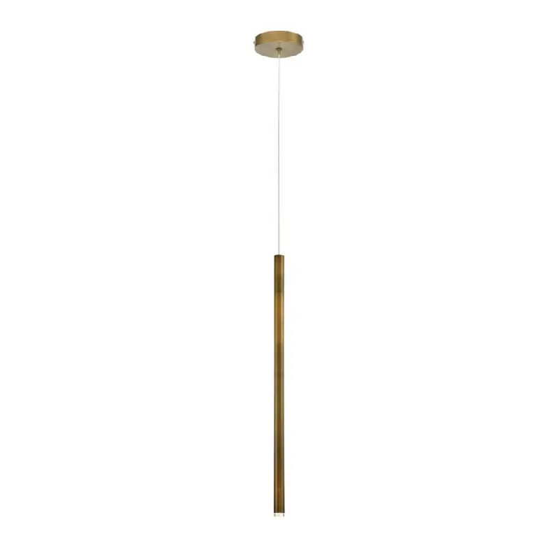 Navada, Pendant, 24", Brushed Brass