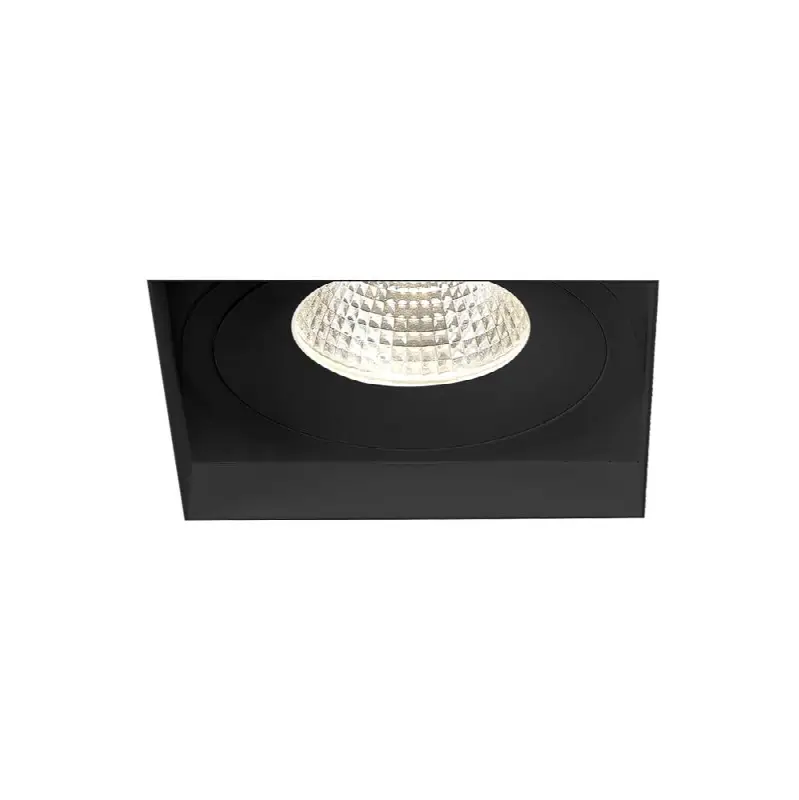 Amigo 26W 1 Light Square Trimless Downlight 3000K Black