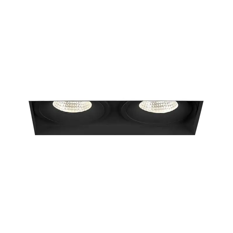 Amigo 26W 2 Lights Trimless Downlight 3500K Black