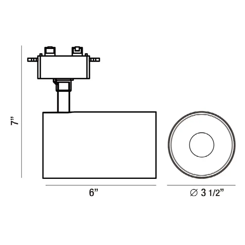Charlie, Trk Head, LED, 30W, 30K, B
