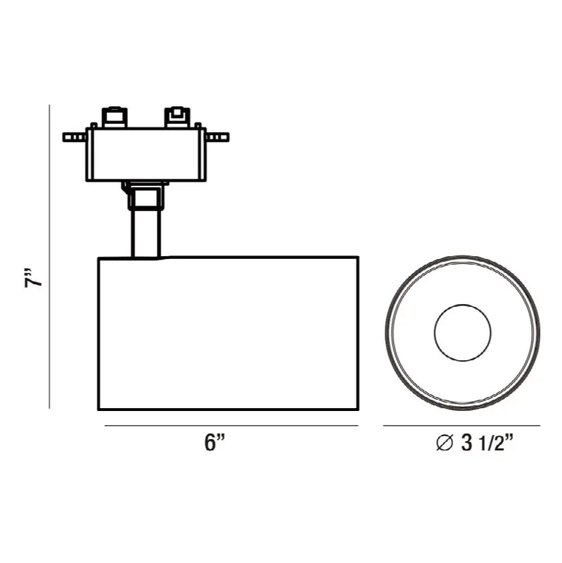 Charlie, Trk Head, LED, 30W, 40K, W