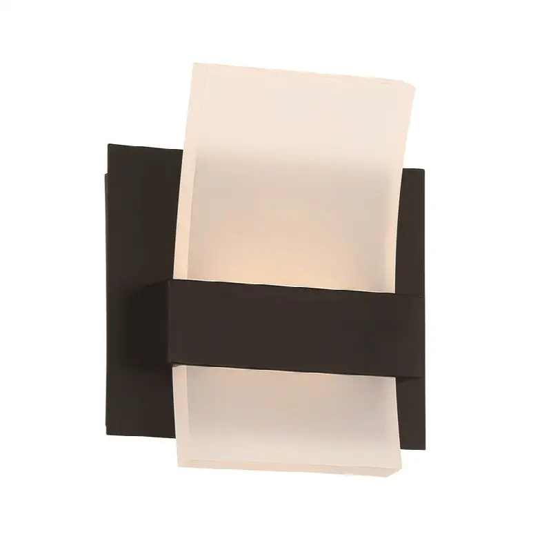 Cambridge, Vanity, 1-Light, Matte Black, Clear-Amber Glass