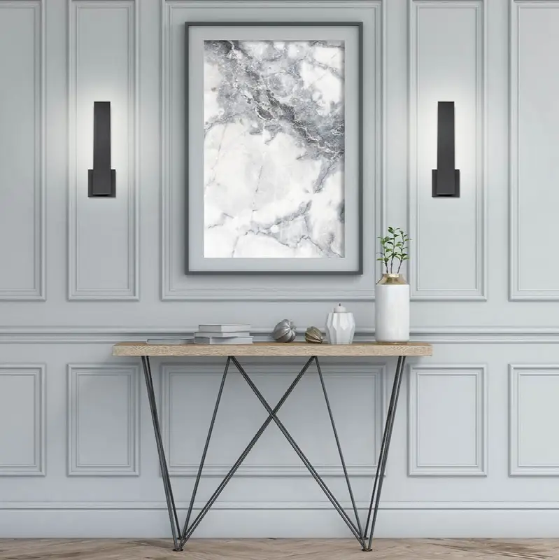 Annette, Wall Sconce, 18", Matte Black