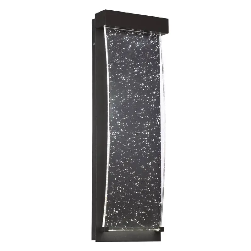 Kabo, Outdoor, 20", Powder Coat Black, Clear Glass
