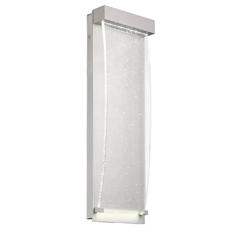 Kabo, Outdoor, 20", Matte Silver, Clear Glass