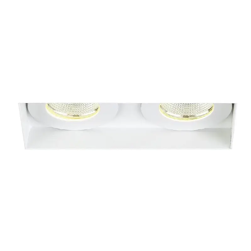 Amigo 15W 2 Lights Trimless Downlight 3500K Black