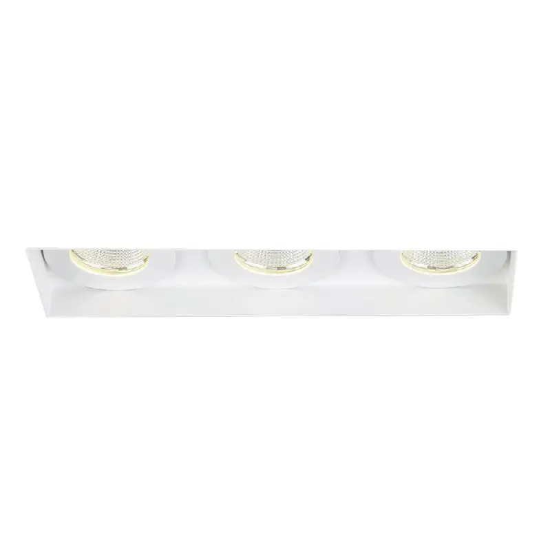 Amigo 15W 3 Lights Trimless Downlight 3500K Black
