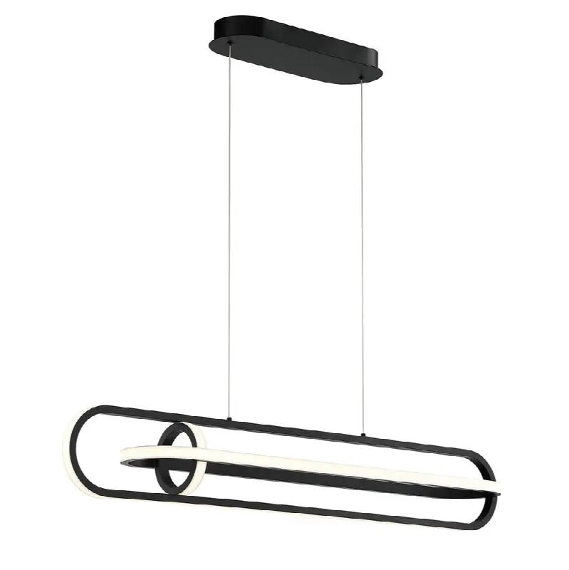 Demark, Chandelier, 42", Matte Black