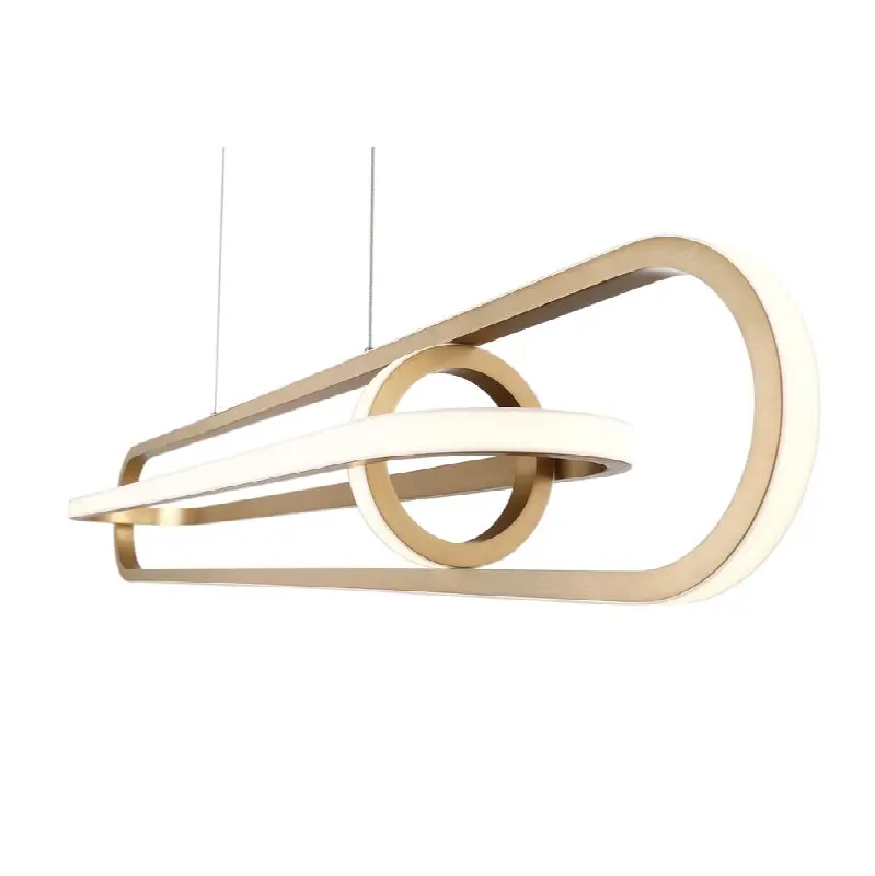 Demark, Chandelier, 42", Matte Gold