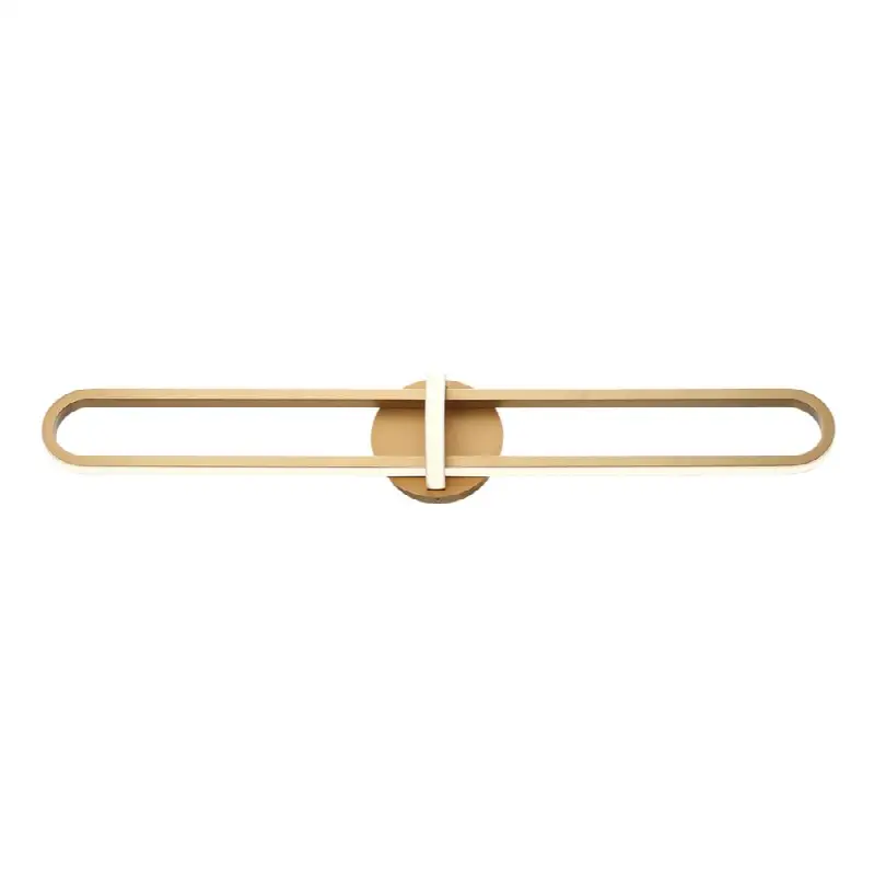 Botton, Wall Sconce, 36", Matte Gold, White Acrylic