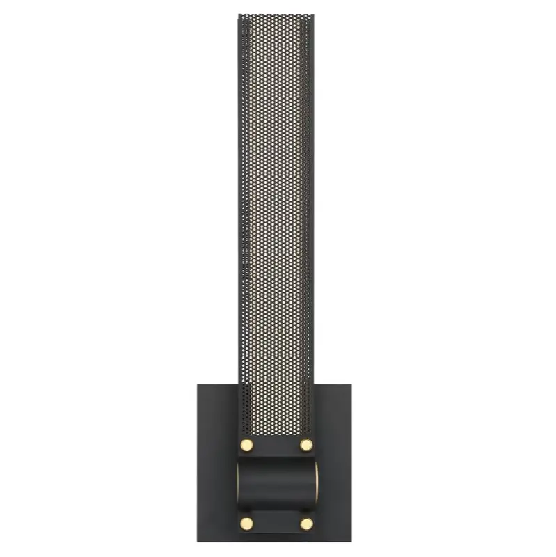 Admiral, Wall Sconce, 16", Gold-Black Mix