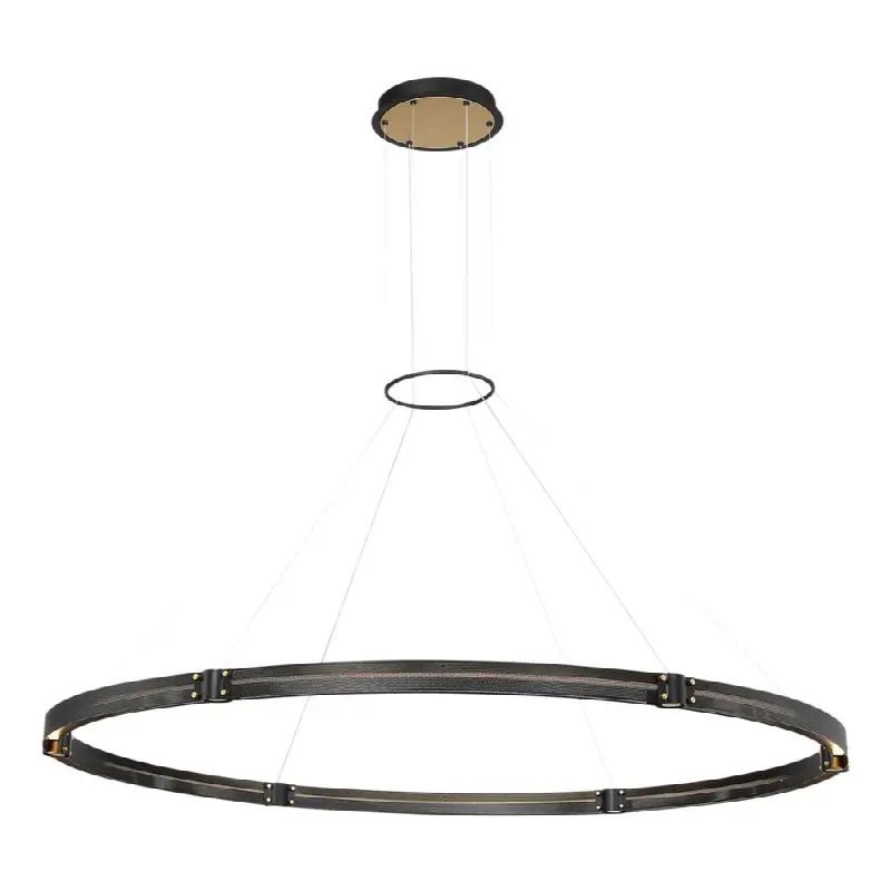 Admiral, Chandelier, 62", Gold-Black Mix