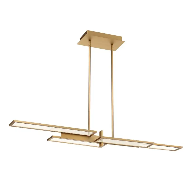 Bayswater, Chandelier, 46", Matte Gold